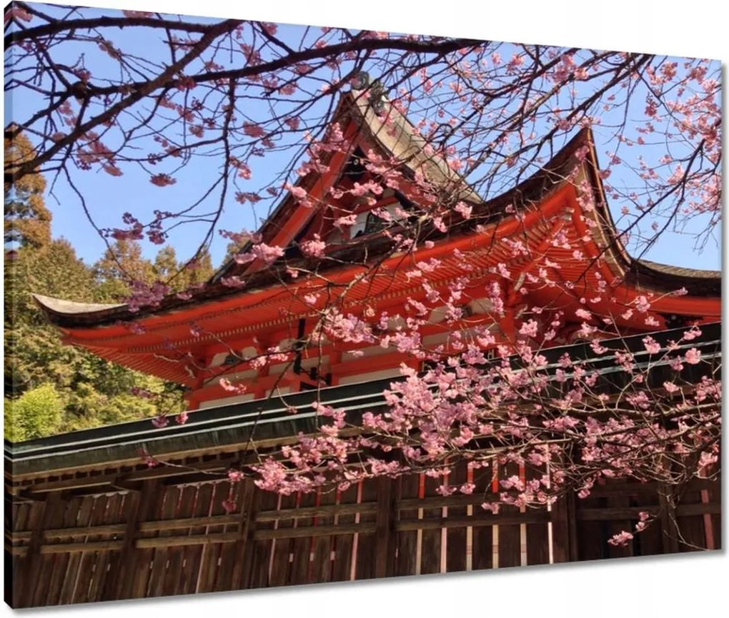 Vászonkép 80x60 Japán templom