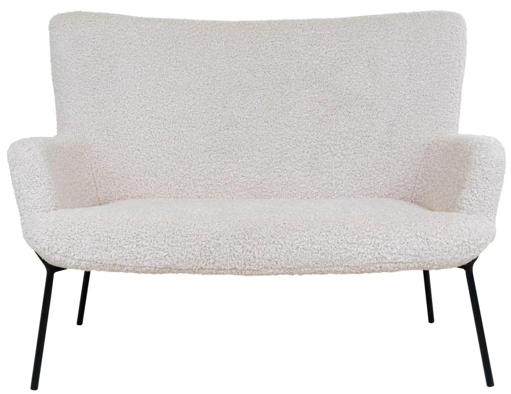 GLASGOW fehér szövet kanapé
