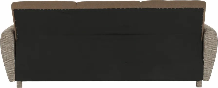 3-ülés ágyfunkcióval, barna, MILO 3-Ülés