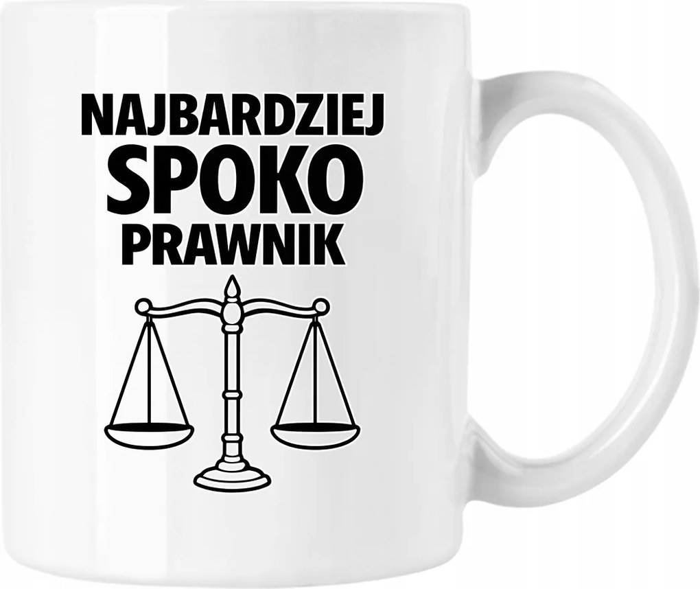 Bögre Legnyugodtabb Ügyvéd Fehér 330ml