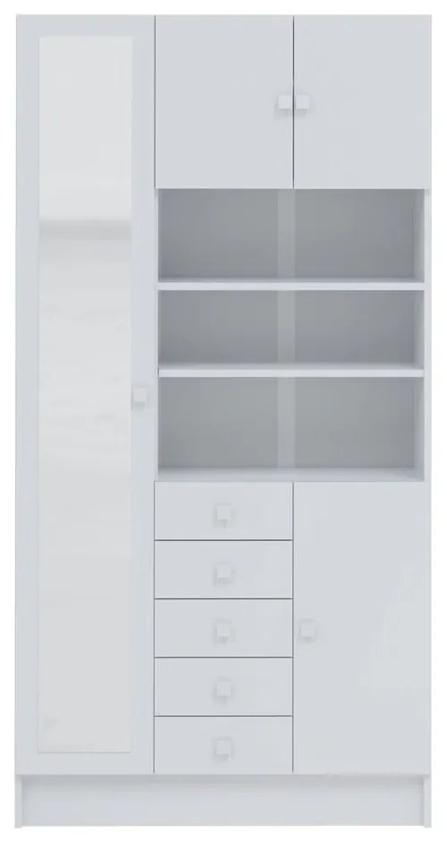 Fehér fürdőszoba szekrény 90x182 cm Combi – TemaHome