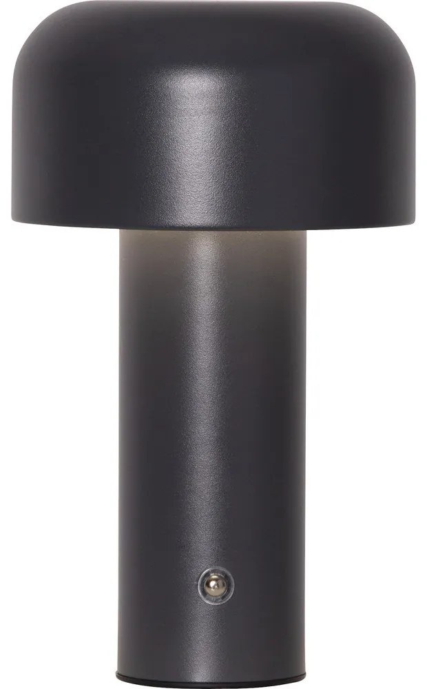 Szürke LED asztali lámpa (magasság 21,5 cm) Bobby – Star Trading