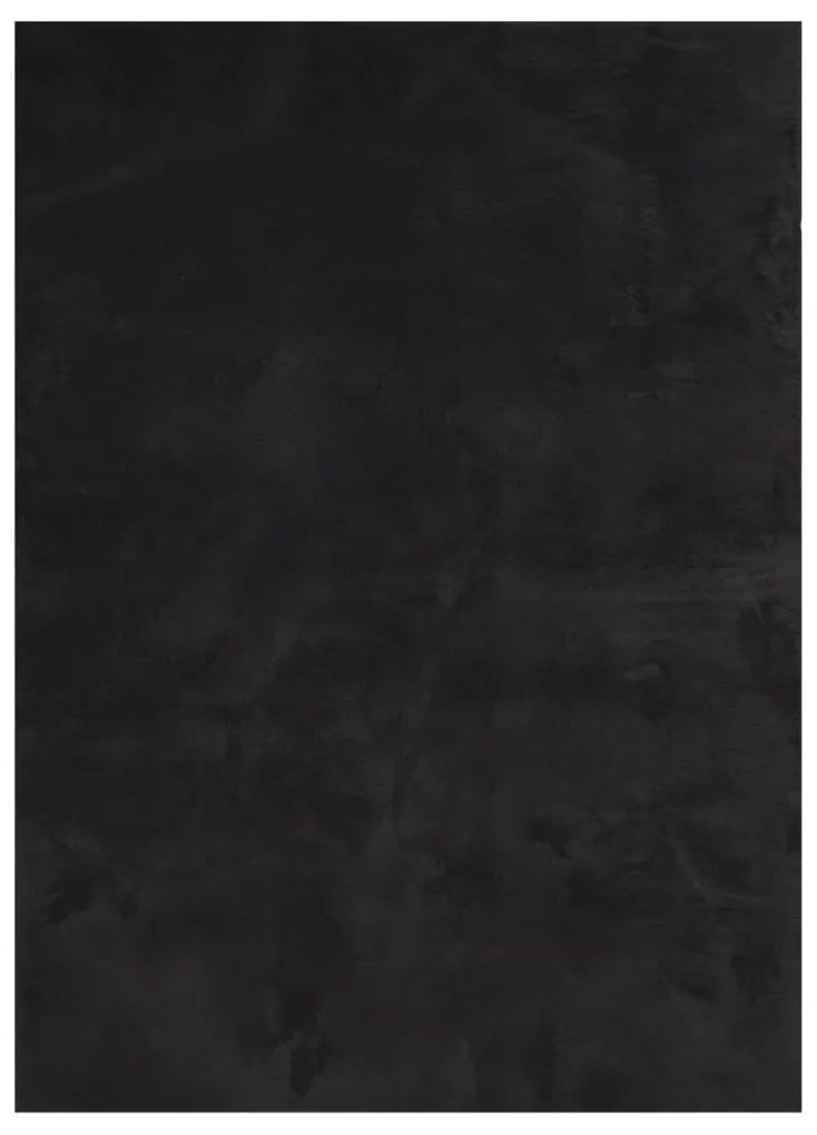 HUARTE fekete rövid szálú puha és mosható szőnyeg 160 x 230 cm