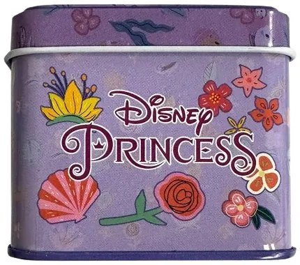 Disney Hercegnők Purple mini fém doboz 7,5 cm
