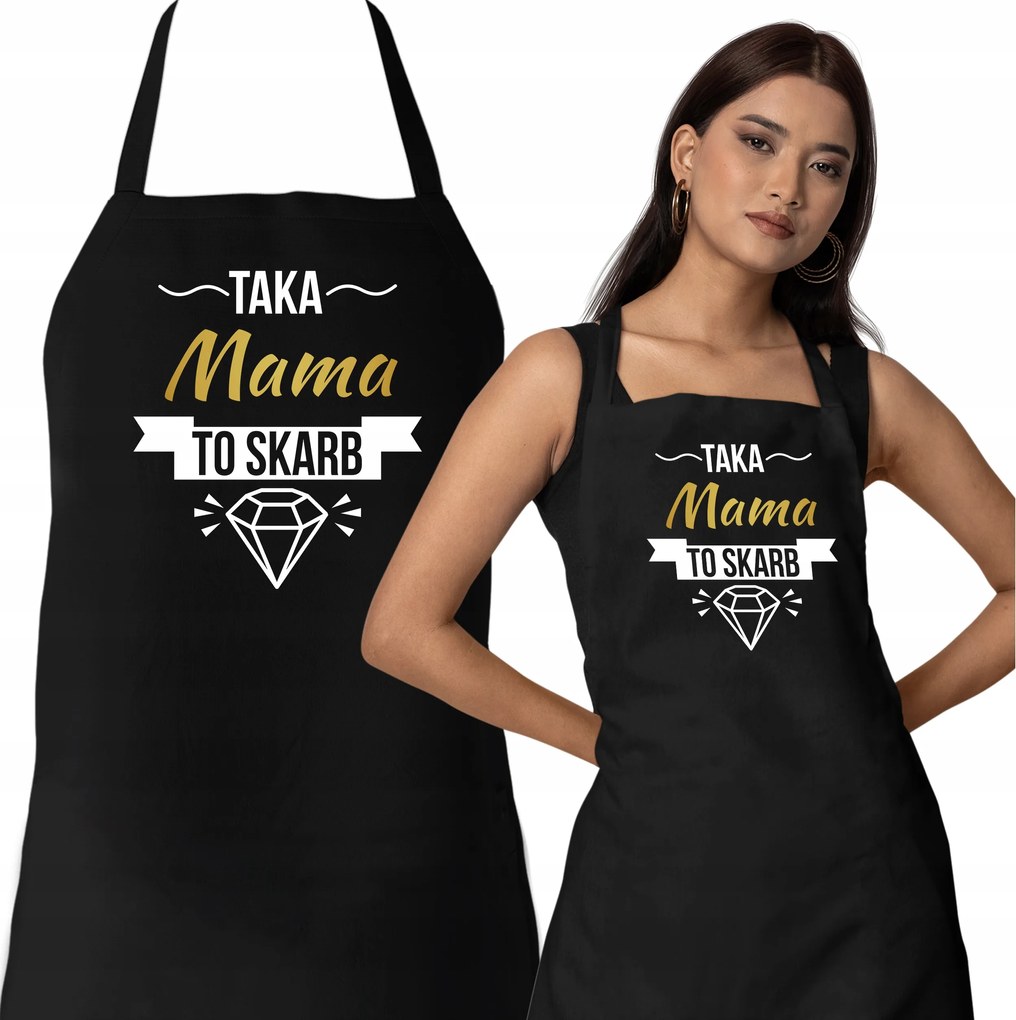 Kötény Anyák napjára Ajándék Ilyen Anya a Kincs