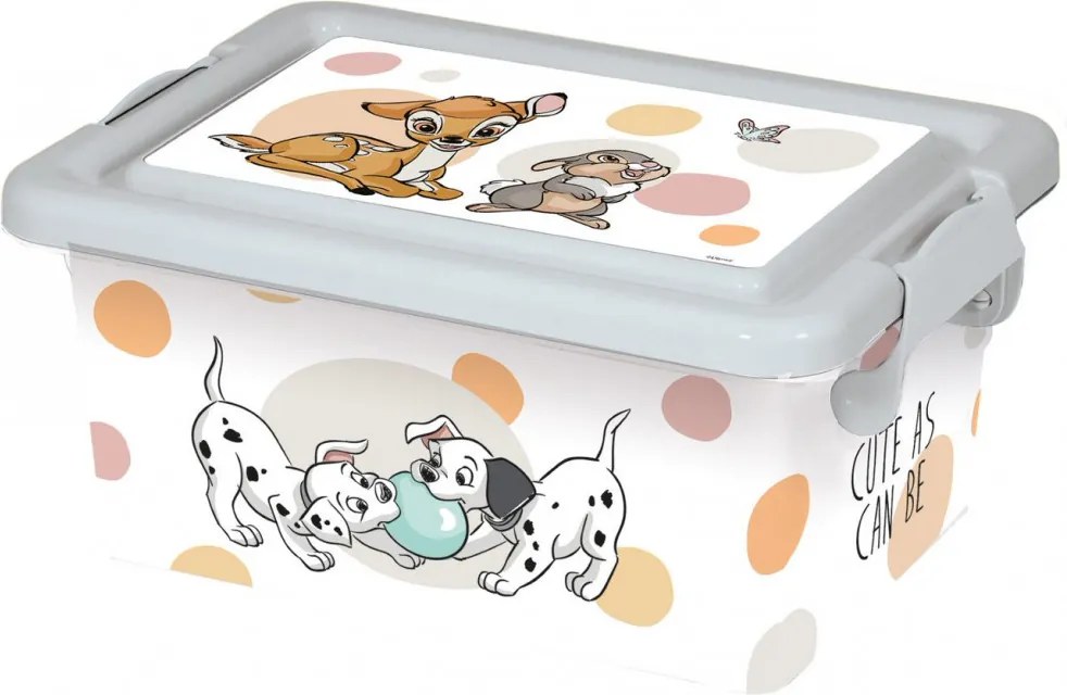 Disney Classics Dots műanyag tároló doboz 3,7 L