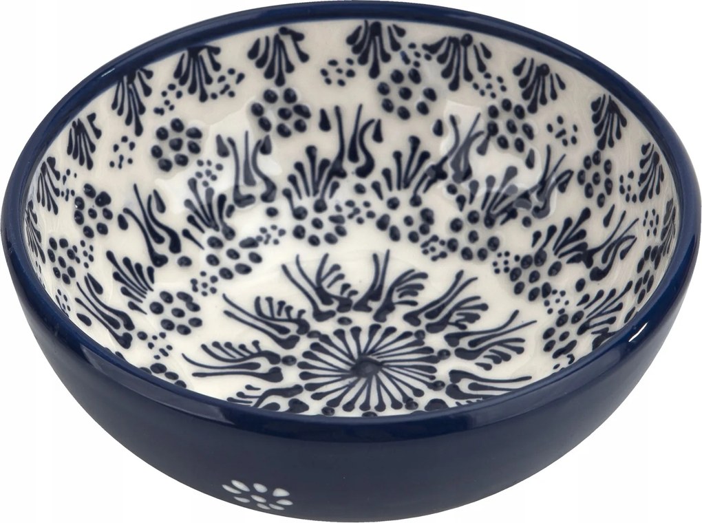 Saláta tálaló kerámia 15,5 cm Oriental White Blue