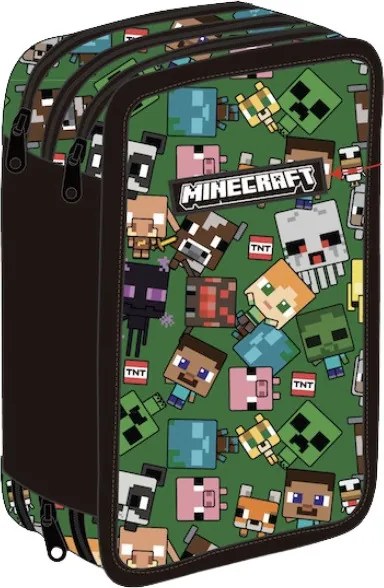 Minecraft Characters tolltartó töltött 3 emeletes