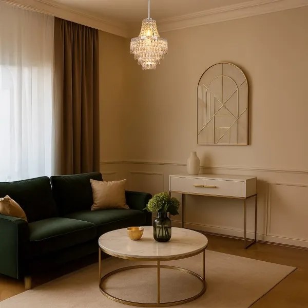 GEMMA rúdon szerelt csillár 1xE27/60W/230V Ø 23 cm