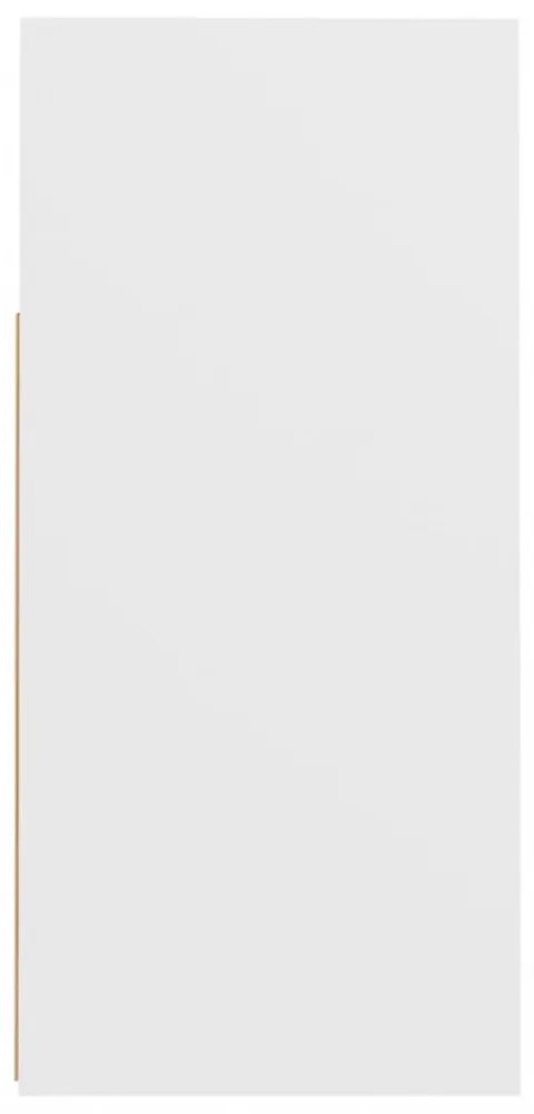 fehér tálalószekrény LED-világítással 80 x 35 x 75 cm