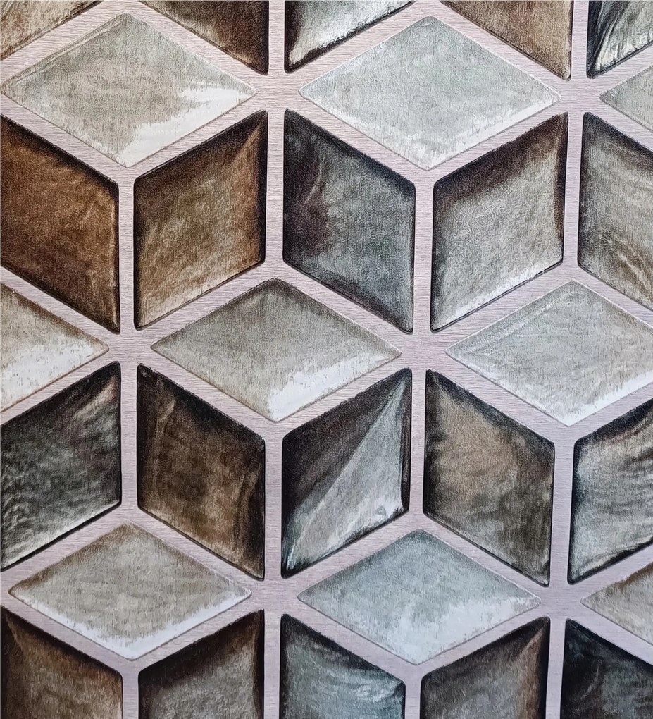 3d fali tapéta vinil fali geometrikus minták tömör Mosható