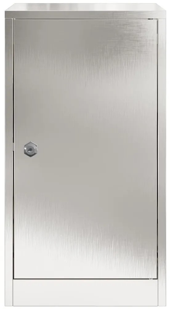 postaláda Fekete 30 x 23 x 55 cm Rozsdamentes acél