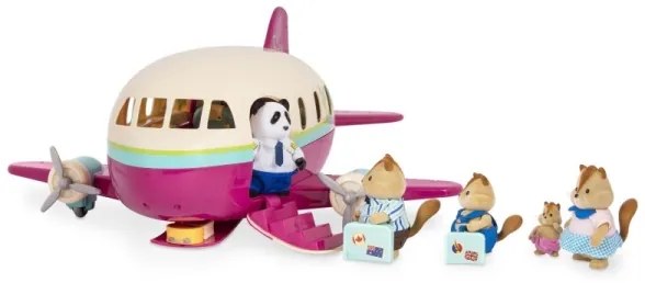 Li'l Woodzeez - Játékkészlet repülő kiegészítőkkel