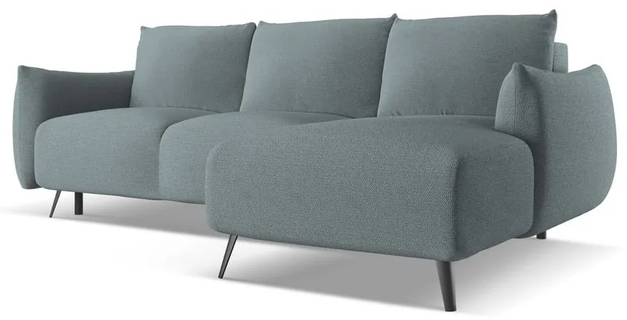 Világoskék sarokkanapé (jobb oldali) Malie – Makamii