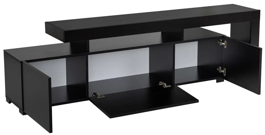 TV szekrény Beliz - Wood Black