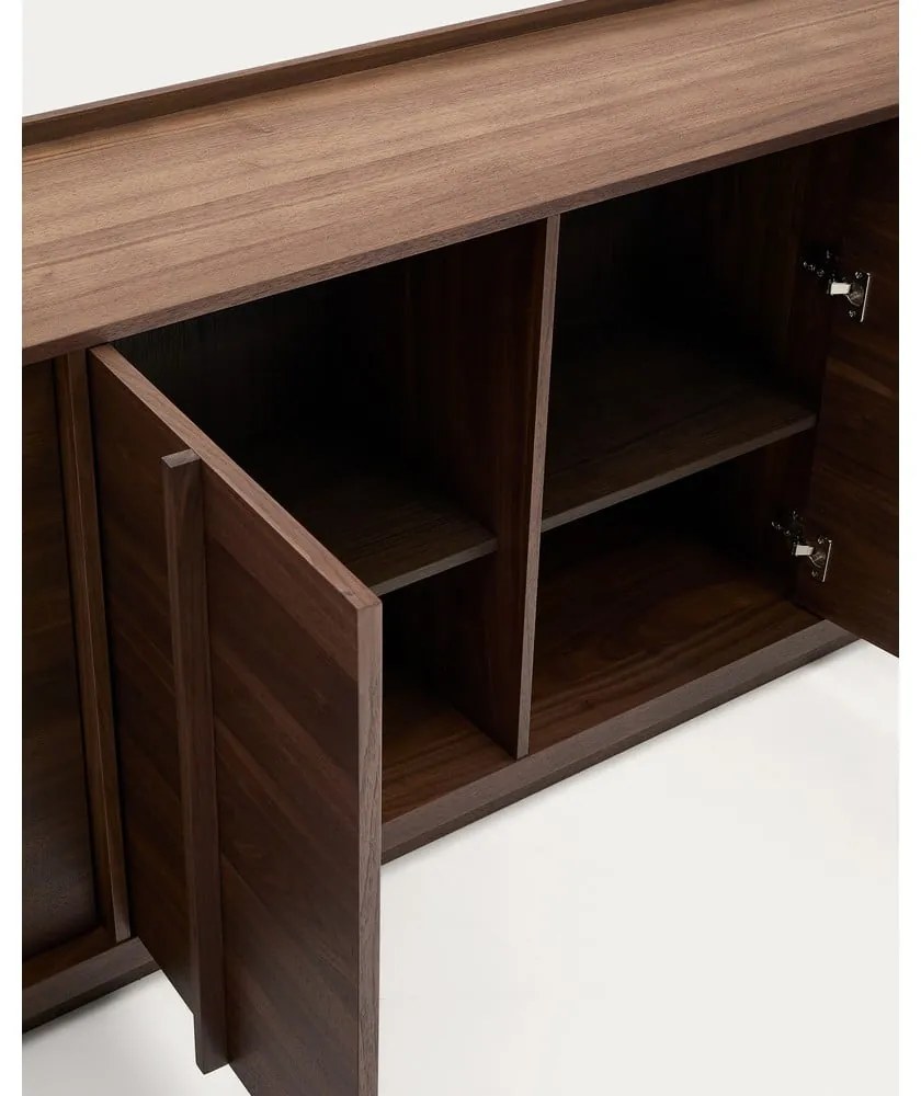 Barna komód diófa dekorral 200x80x45 cm Onix – Kave Home