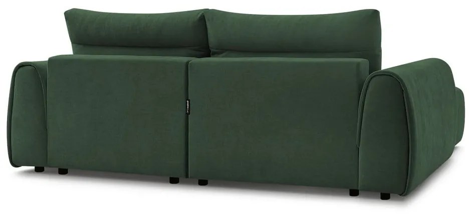 Sötétzöld sarokkanapé Aden – Bobochic Paris