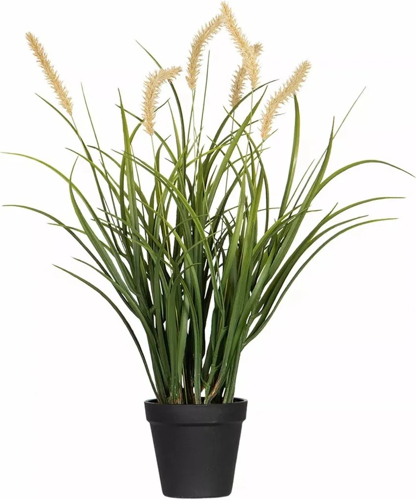 Műfű Cserépben 56cm növény virág élő realisztikus otthonra