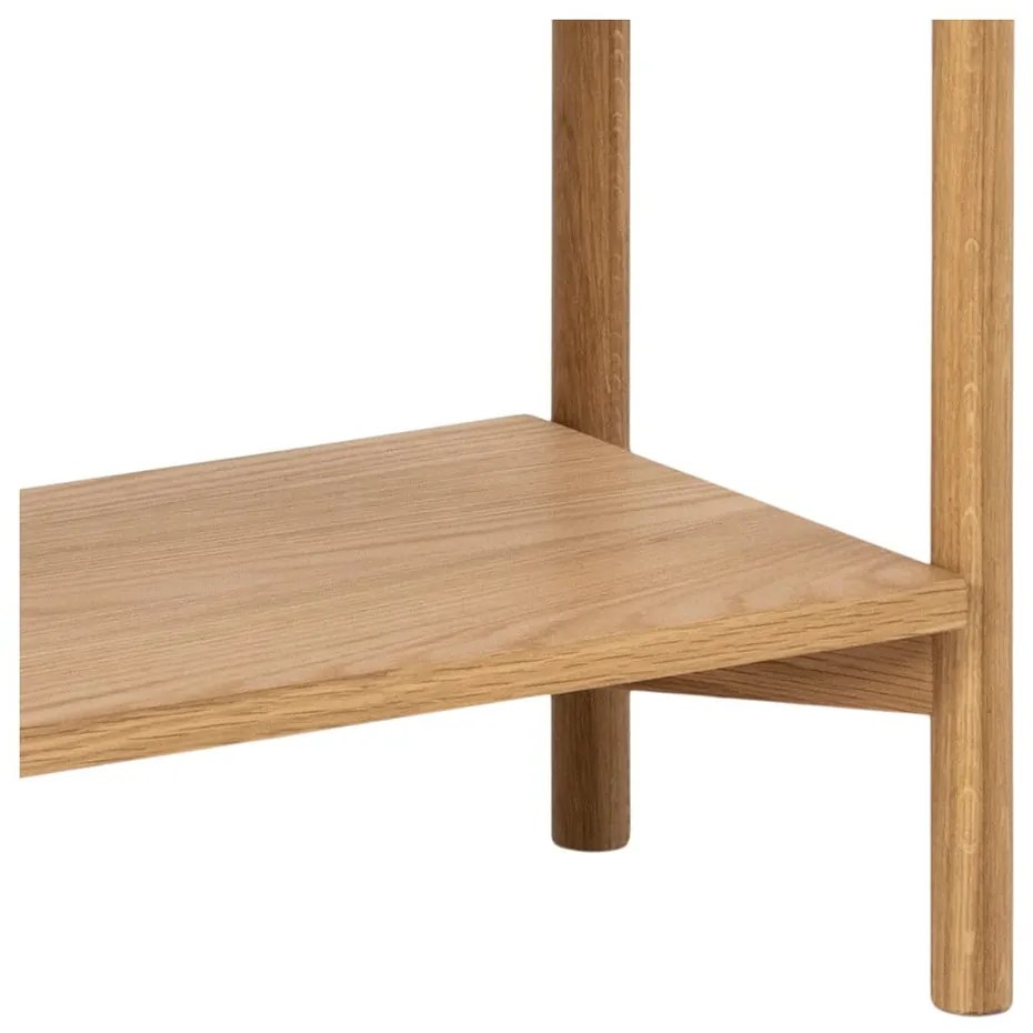 Braidwood könyvespolc tölgyfa dekorral, 86 x 160 cm - Actona