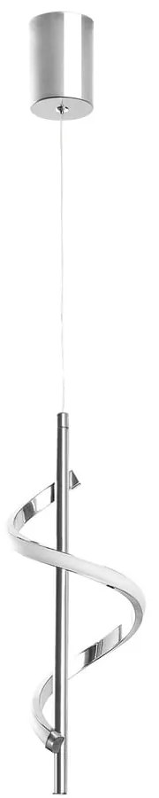 Ezüstszínű LED függőlámpa ø 16 cm Likma – Opviq lights