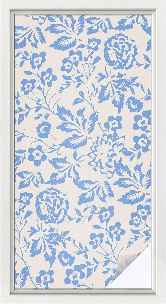 Ablaküvegfólia Adatvédelem Virágok Levelek 50x100 cm