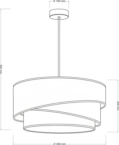 Brilagi - Zsinóros függeszték ARROW 1xE27/60W/230V Ø 45 cm bézs/barna/fehér
