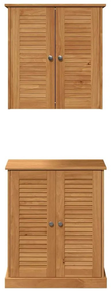 Fürdőszoba bútor szett VIGO 2 pcs Barna 67.5 x 34 x 80 cm