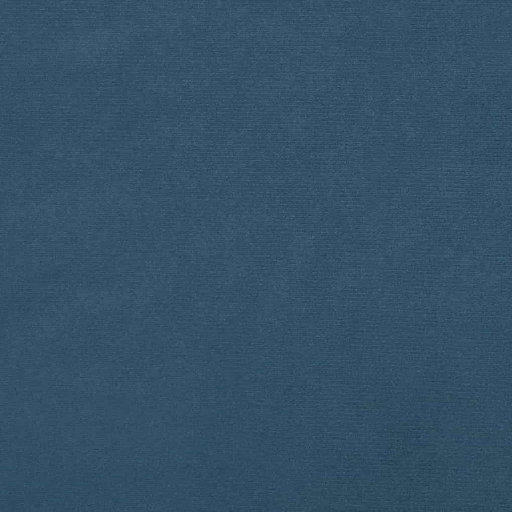 2 db sötétkék bársony fejtámla 72 x 5 x 78/88 cm