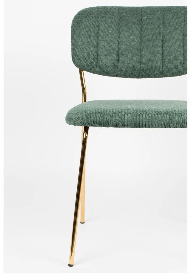 Sötétzöld étkezőszék szett 2 db-os Jolien – White Label