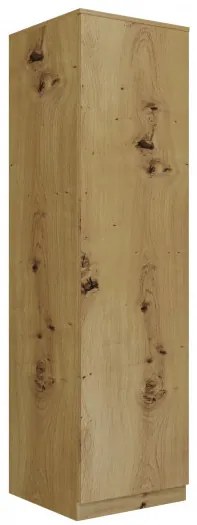 Shannan SD-50 gardróbgardróbszekrény, 50x180x50 cm, tölgy