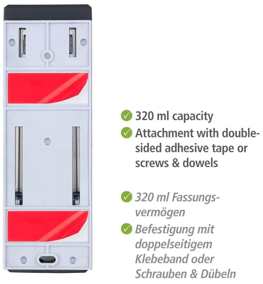 Fali műanyag szappanadagoló 0.32 l Istres – Wenko