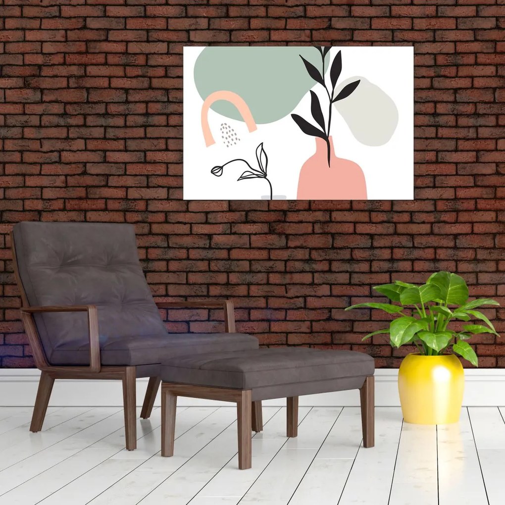 Kép - Virágok vázában N⁰3 (90x60 cm)