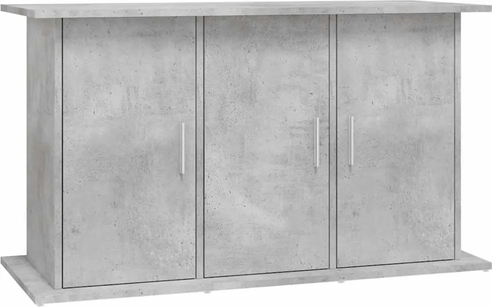 vidaXL betonszürke akváriumállvány 101 x 41 x 58 cm rétegelt fából