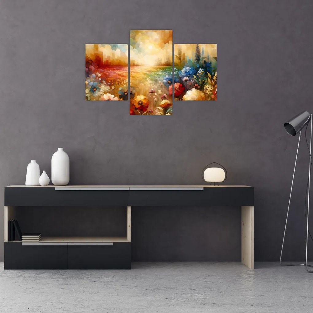 Kép - Színes rét (90x60 cm)