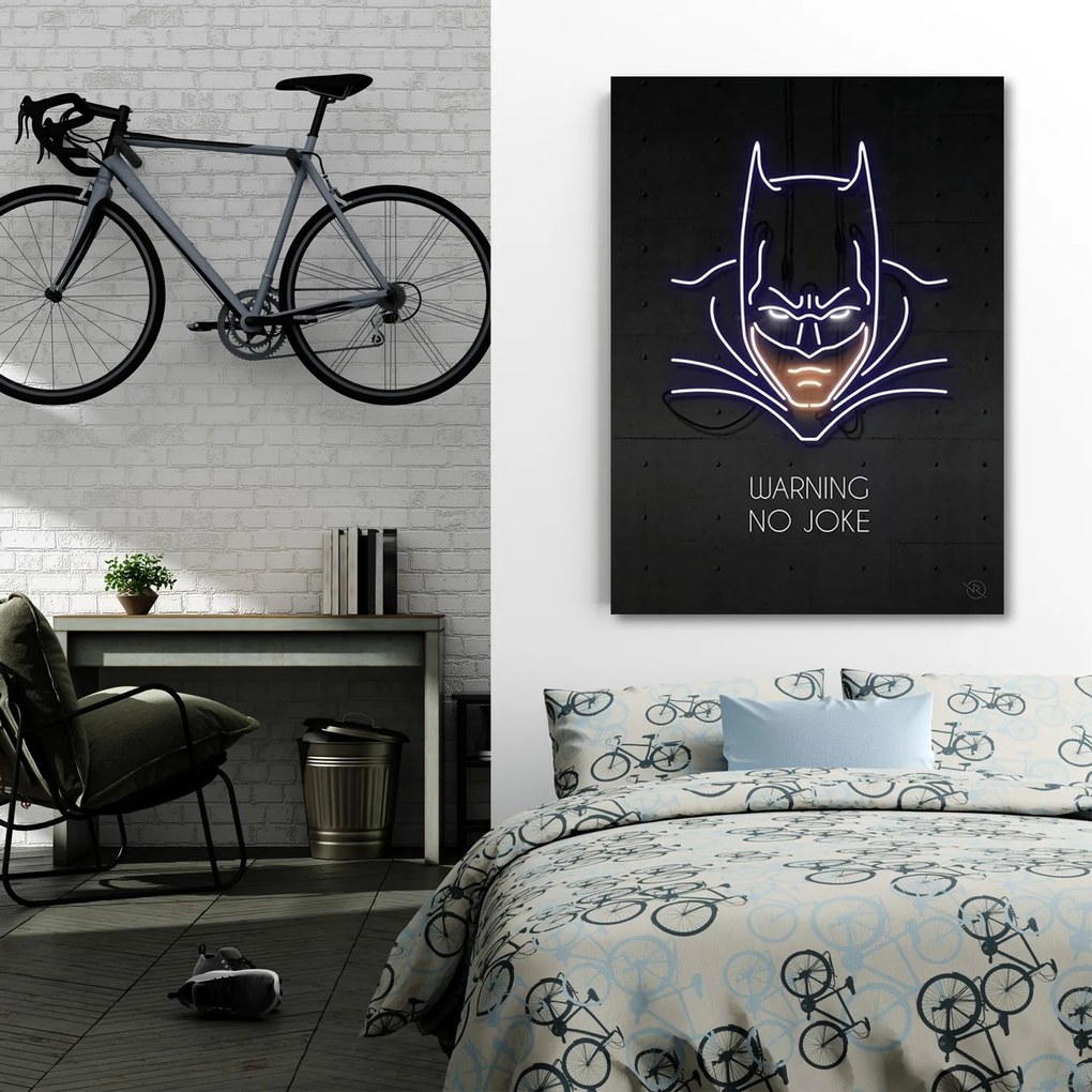 Gario Vászonkép Batman neon - Rubiant Méret: 60 x 90 cm
