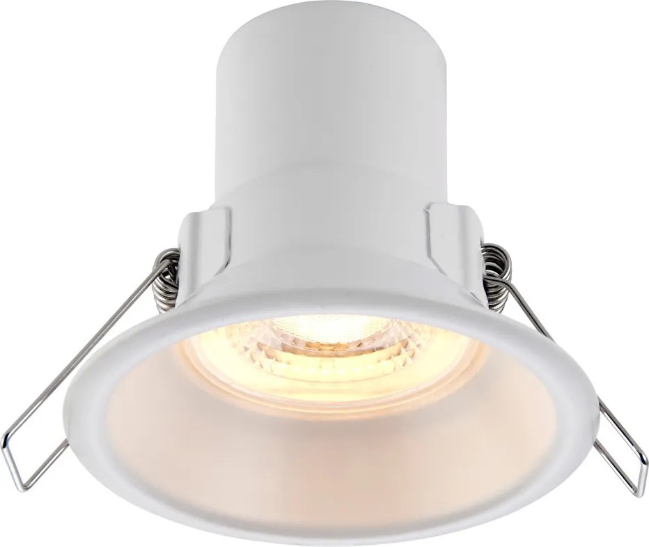 ENDON 81016 SHIELDECO Fürdőszobai Beépíthető Lámpa Matt Fehér, Átlátszó LED IP20