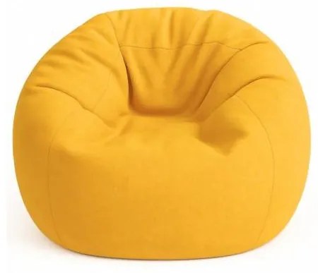 XL beltéri babzsákfotel – mustársárga