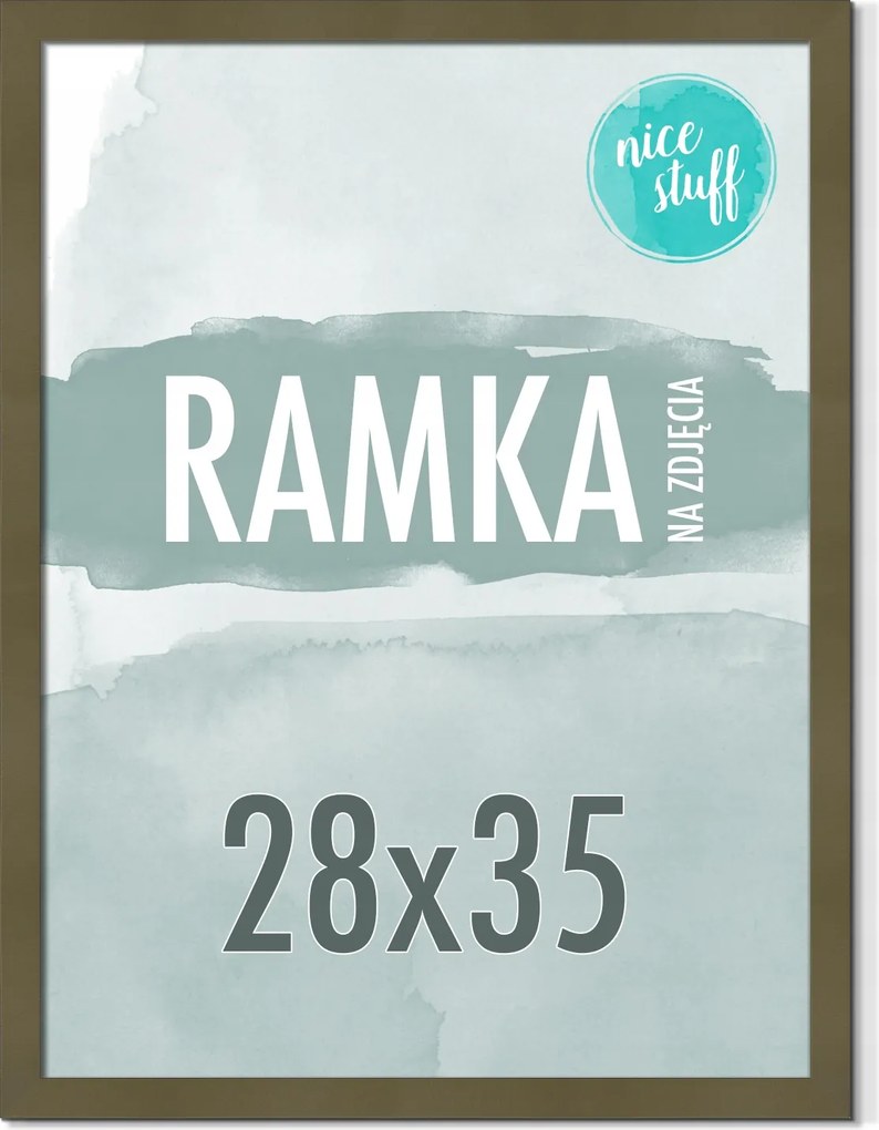 Képkeret 28x35 Képkeret 35x28 sötét Olívazöld