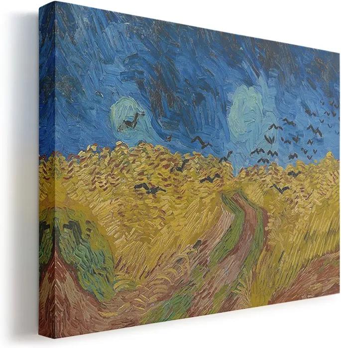 Vincent van Gogh: Búzamező varjakkal 1890 vászonkép