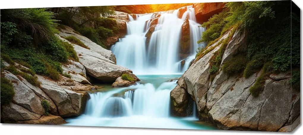 Vászonkép 90x40cm Hálószoba Nappaliba Panoráma Forrás