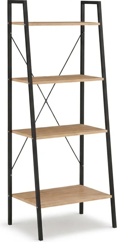 Könyvespolc TAYLOR SONOMA 4 polc 147x60 cm, sonoma tölgy