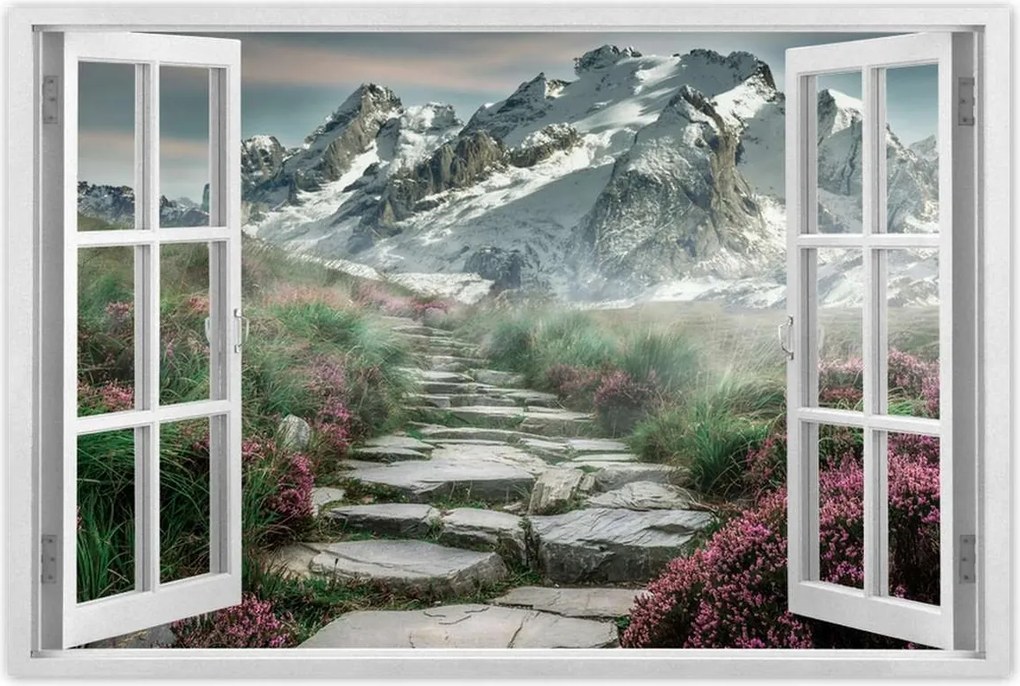 Poszterek 60x40 Hegyi kilátás Tájkép Köd