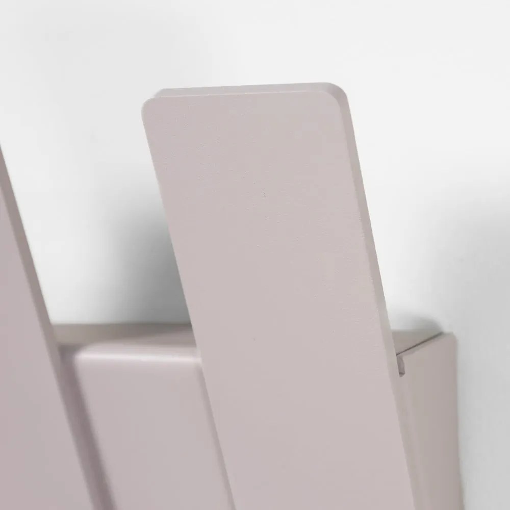 Szürkésbarna fém fali fogas 64 cm Angle – Spinder Design