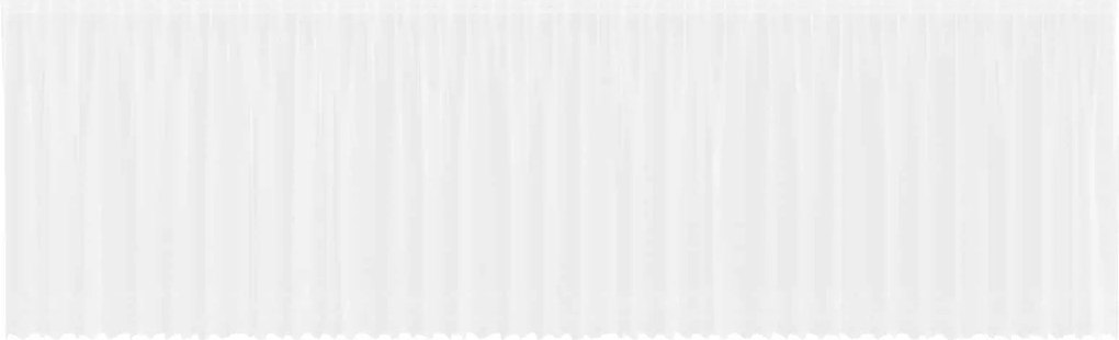 vidaXL Csipkés Függöny függönyökkel Fehér 900 x 140 cm Poliészter