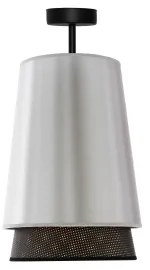 Duolla - Felületre szerelhető csillár BELL SHINY 1xE27/15W/230V átm. 25 cm ezüst/fekete