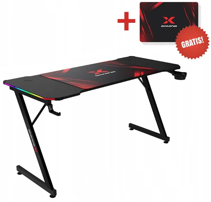 Xgaming Xpro1 RGB játékasztal + egérpad