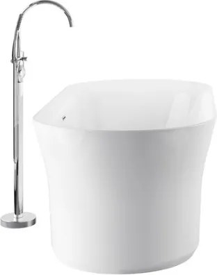 Ravak Ypsilon szabadonálló akril kád fehér/króm 180 x 80cm XC00100026