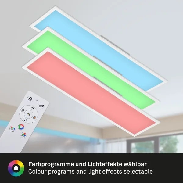 Brilo - RGBW Dimmelhető mennyezeti lámpa SLIM LED/40W/230V + távirányító