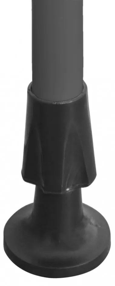 narancssárga-barna kézzel feltekerhető LED-es napellenző 350 cm