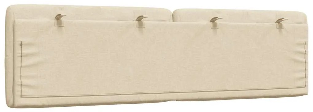 krémszínű szövet fejtámla párna 180 cm